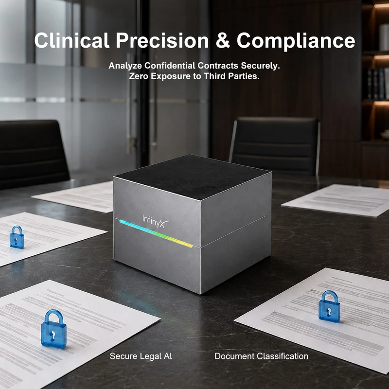 Z-EDGE InfinyX X1 Enterprise AI Workstation - Powered by NVIDIA Blackwell Jetson Thor, 2070 TFLOPS, 128GB Unified Memory, Private AI Appliance with Liquid Cooling & AI Agent OS (OEM Customization Ready)