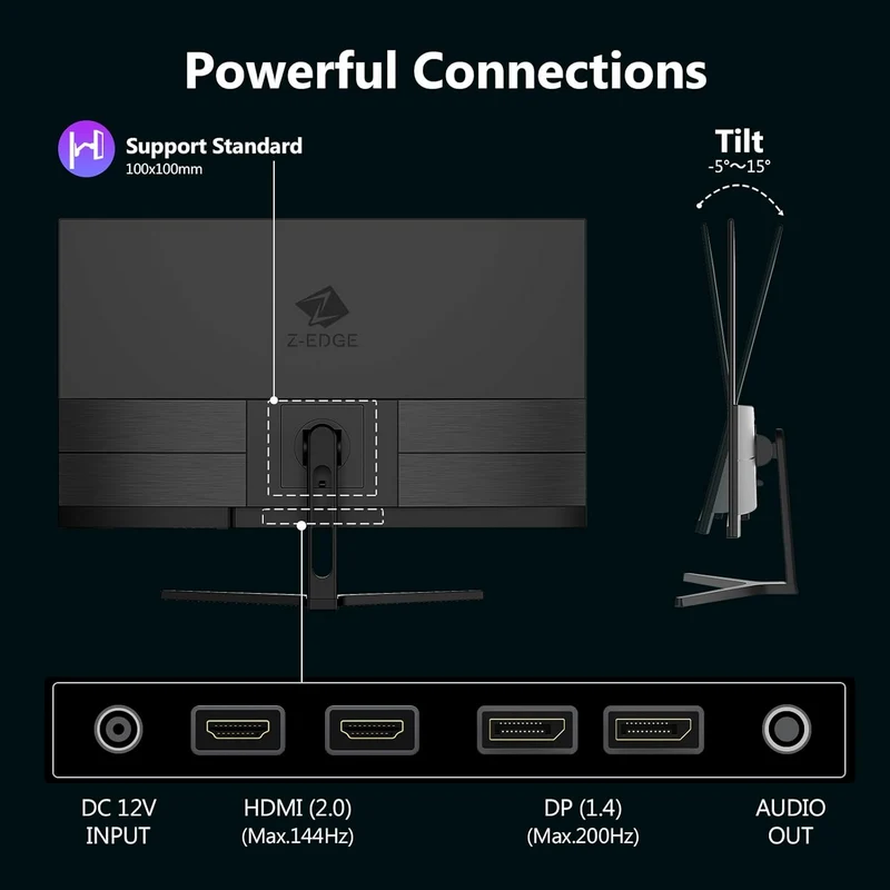 Z-EDGE UG32 32” 200Hz 2K IPS Gaming Monitor