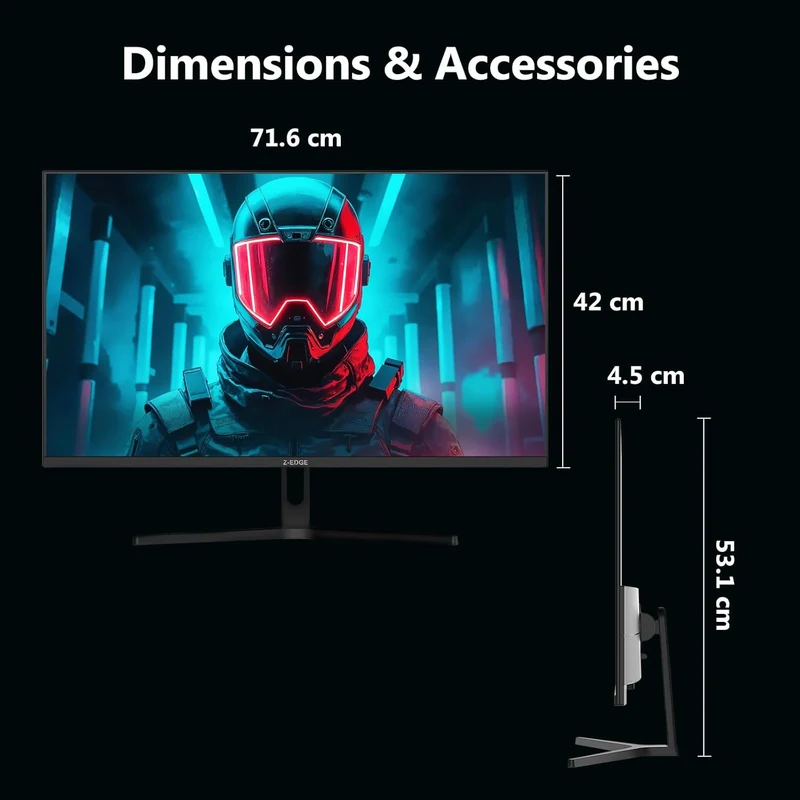Z-EDGE UG32 32” 200Hz 2K IPS Gaming Monitor