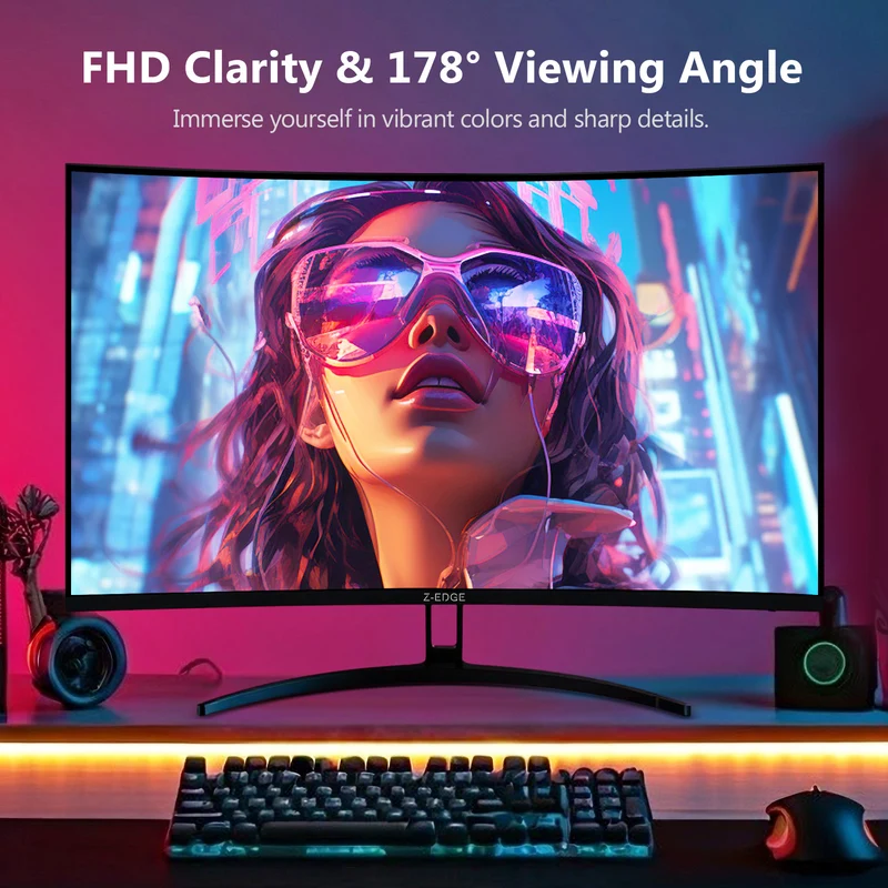Z-EDGE UG32P 32" 240Hz Curved Gaming Monitor
