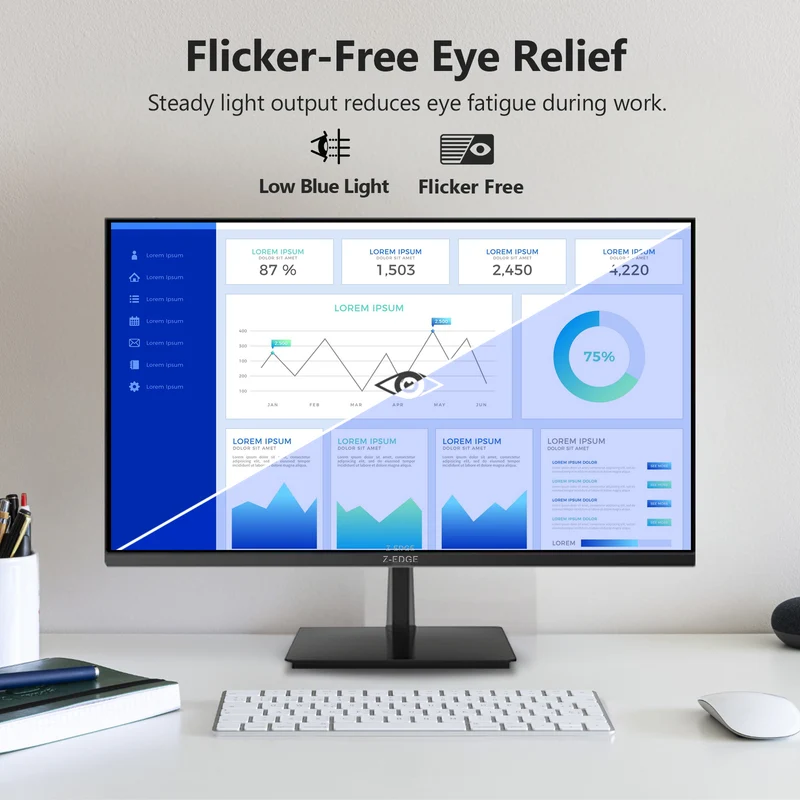 Z-EDGE 27" 4K IPS 60Hz Office Monitor