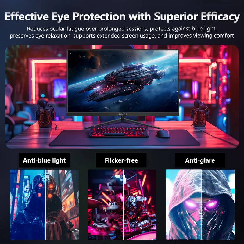 Z-EDGE 24" 240Hz IPS Gaming Monitor, Black