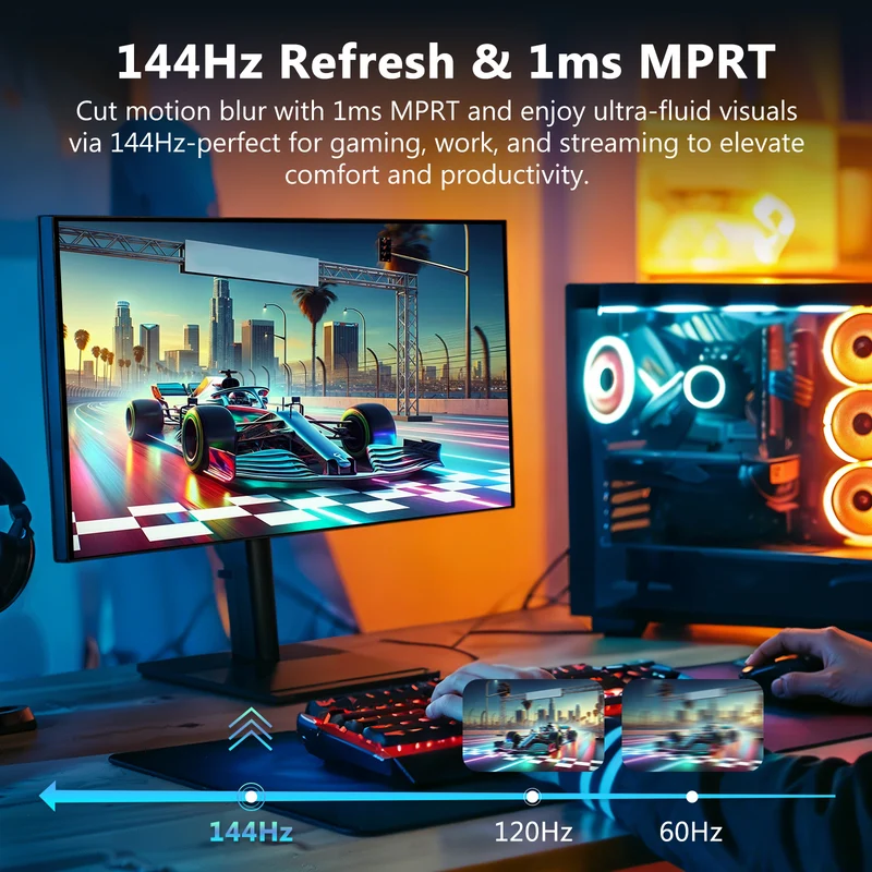 AGEX A27Q 27" 144Hz 2K Fast IPS Gaming Monitor