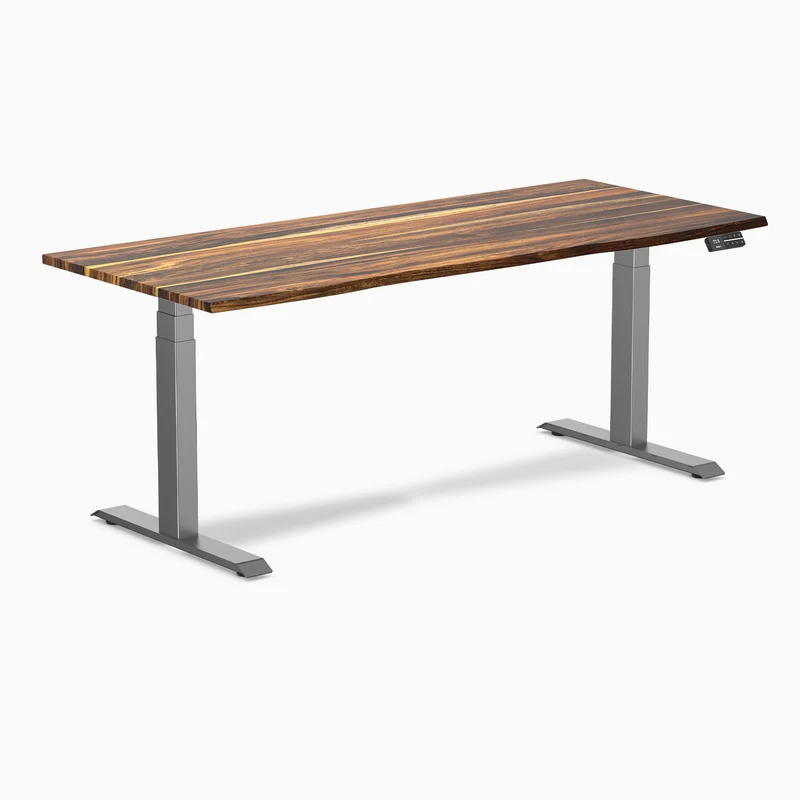 Almost Perfect Desky Dual Hardwood Sit Stand Desk