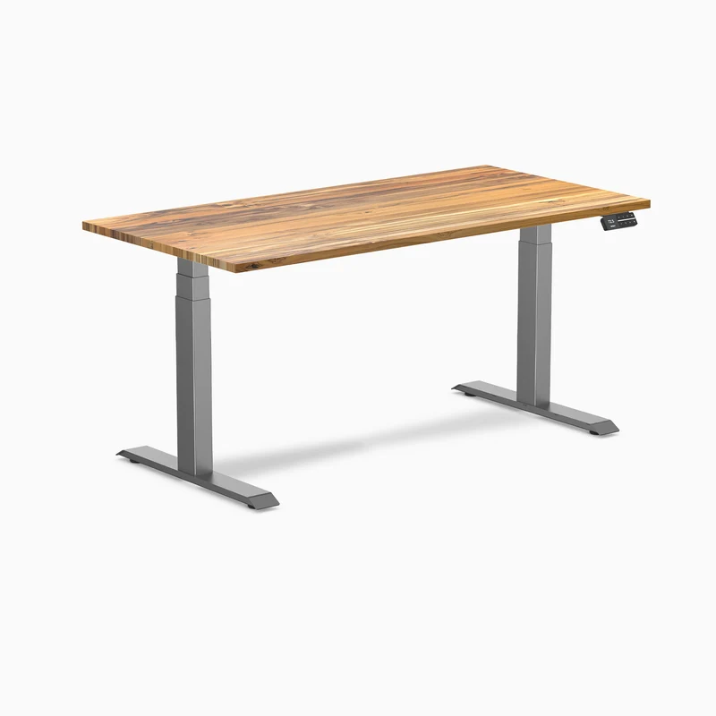 Almost Perfect Desky Dual Hardwood Sit Stand Desk