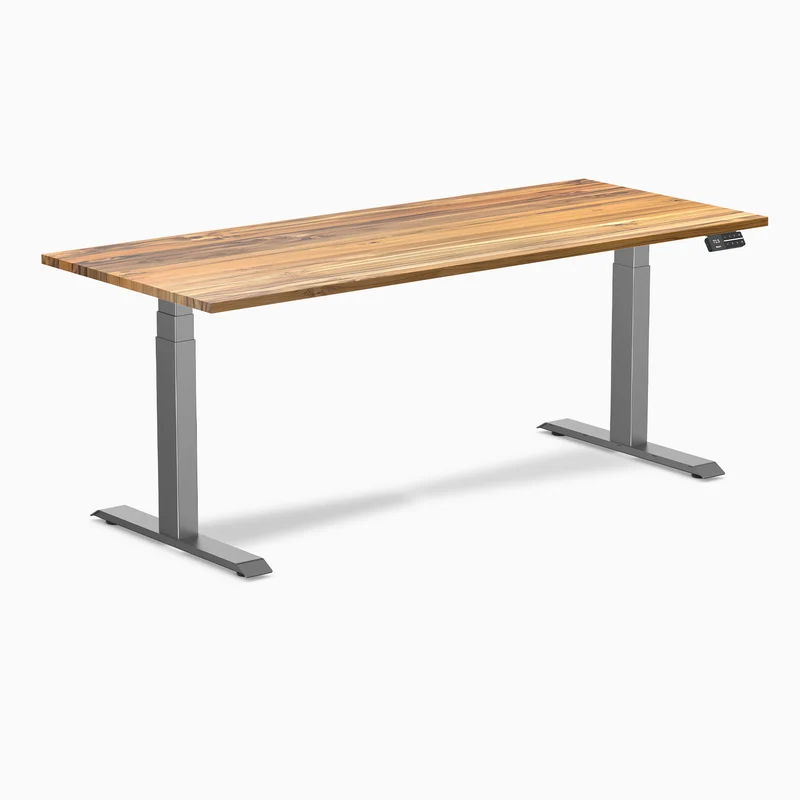 Almost Perfect Desky Dual Hardwood Sit Stand Desk