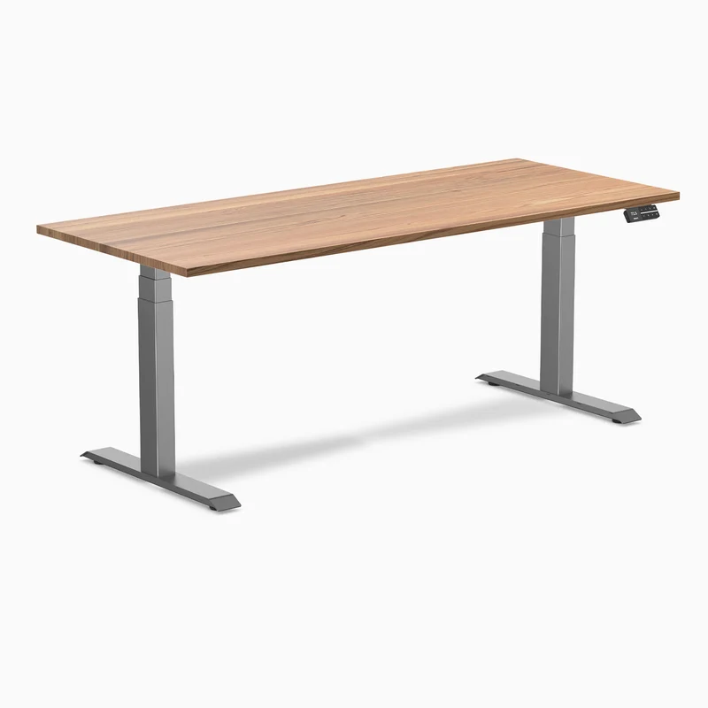 Almost Perfect Desky Dual Hardwood Sit Stand Desk