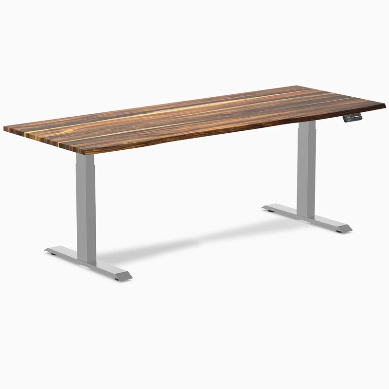 Almost Perfect Desky Dual Hardwood Sit Stand Desk