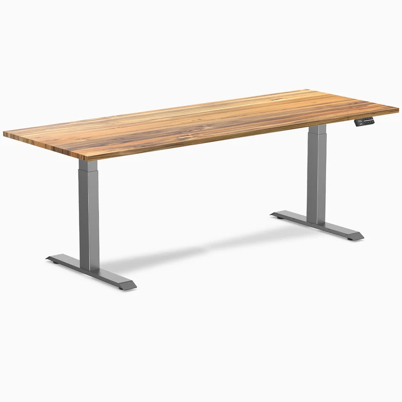 Almost Perfect Desky Dual Hardwood Sit Stand Desk