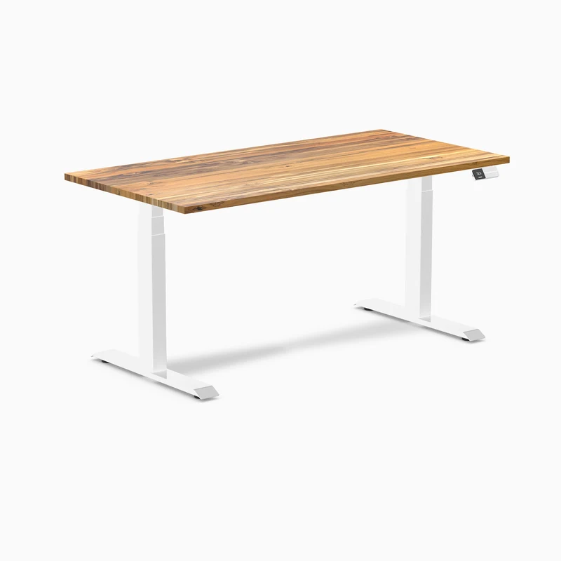 Desky Dual Hardwood Sit Stand Desk
