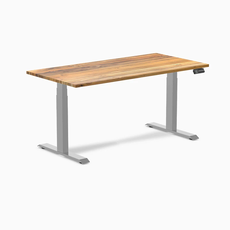 Almost Perfect Desky Dual Hardwood Sit Stand Desk