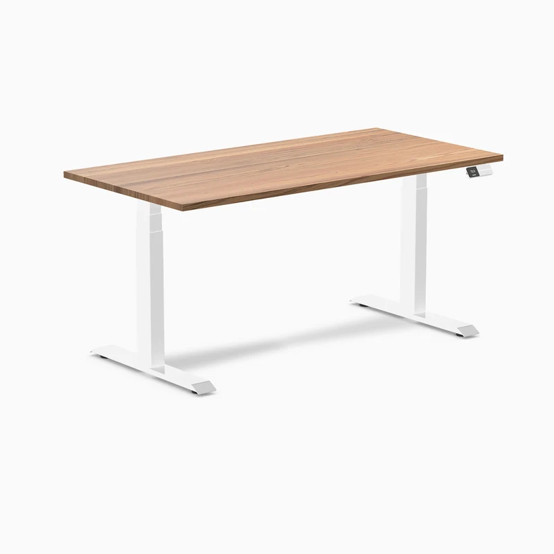 Almost Perfect Desky Dual Hardwood Sit Stand Desk