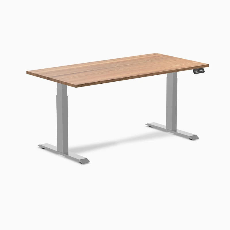 Almost Perfect Desky Dual Hardwood Sit Stand Desk