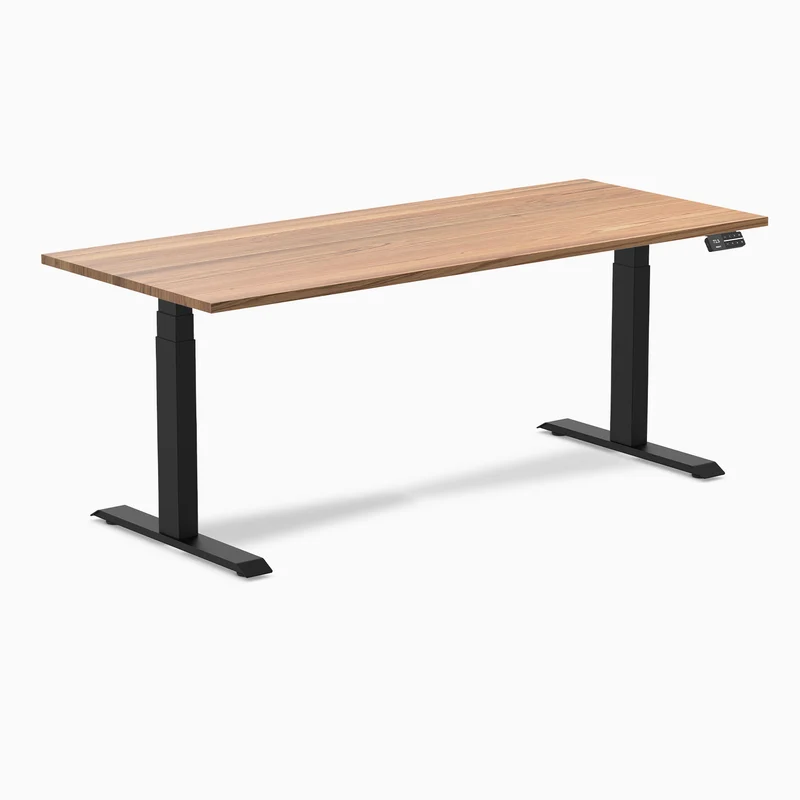 Almost Perfect Desky Dual Hardwood Sit Stand Desk