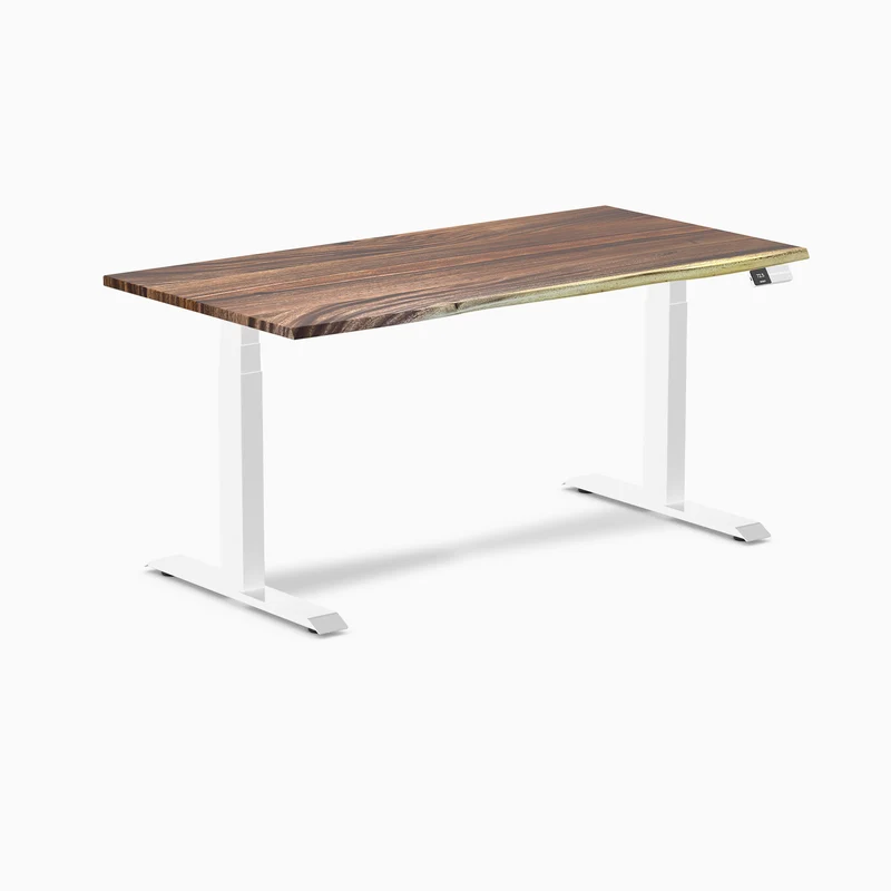Almost Perfect Desky Dual Hardwood Sit Stand Desk