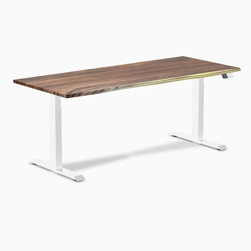 Almost Perfect Desky Dual Hardwood Sit Stand Desk