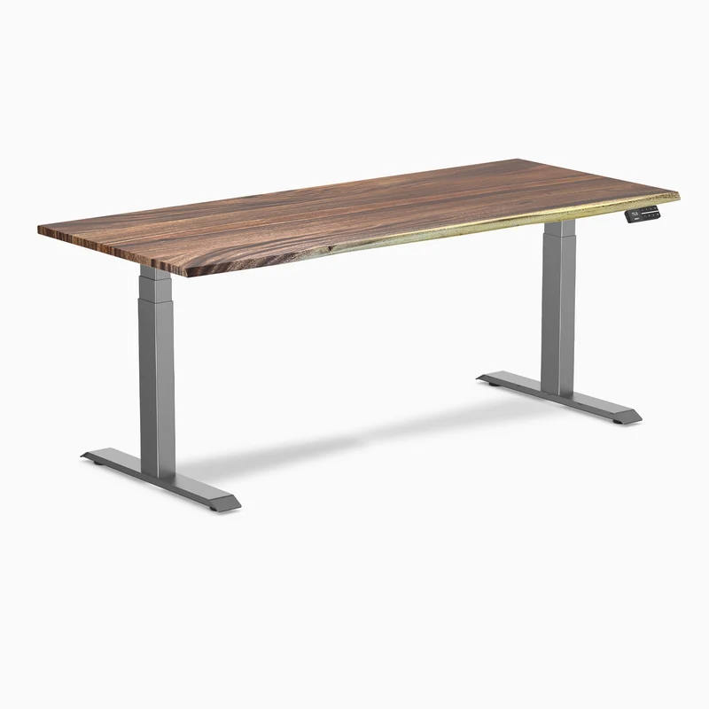 Almost Perfect Desky Dual Hardwood Sit Stand Desk