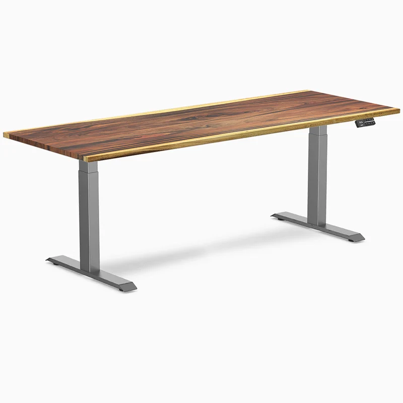 Almost Perfect Desky Dual Hardwood Sit Stand Desk