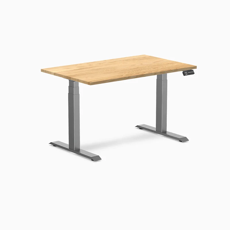 Almost Perfect Desky Dual Hardwood Sit Stand Desk