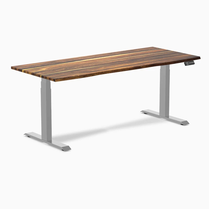 Almost Perfect Desky Dual Hardwood Sit Stand Desk