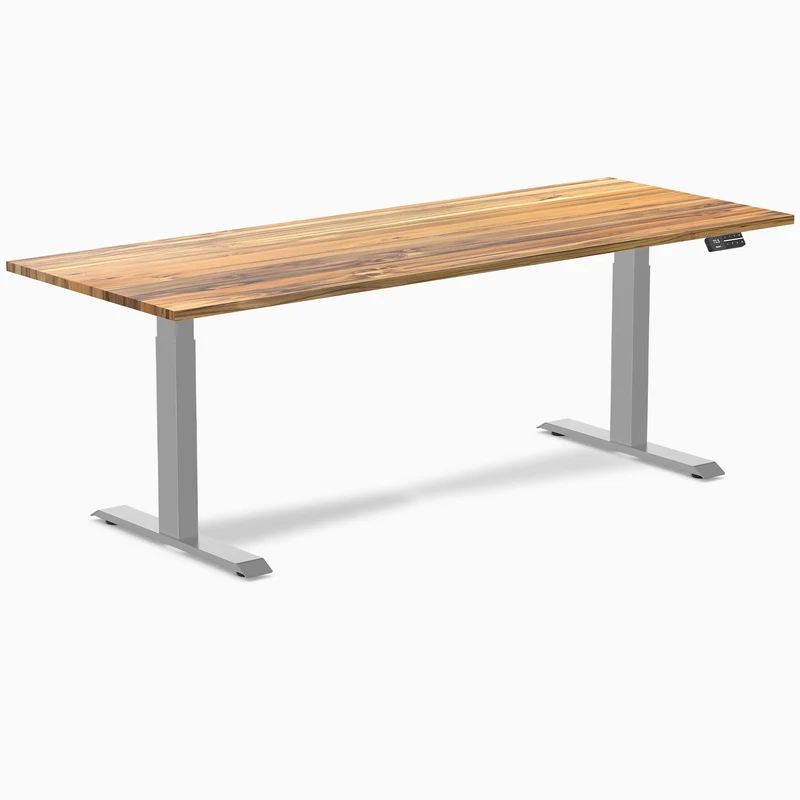 Almost Perfect Desky Dual Hardwood Sit Stand Desk