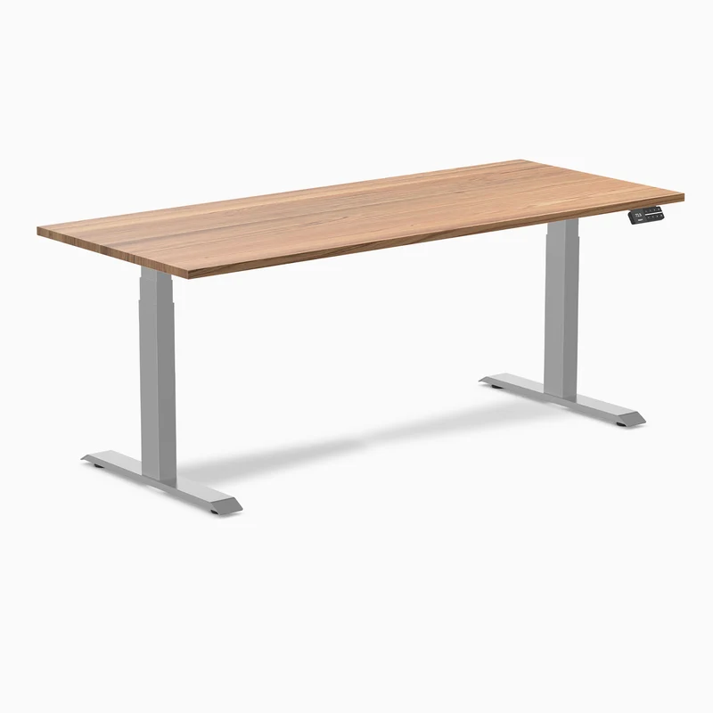 Almost Perfect Desky Dual Hardwood Sit Stand Desk