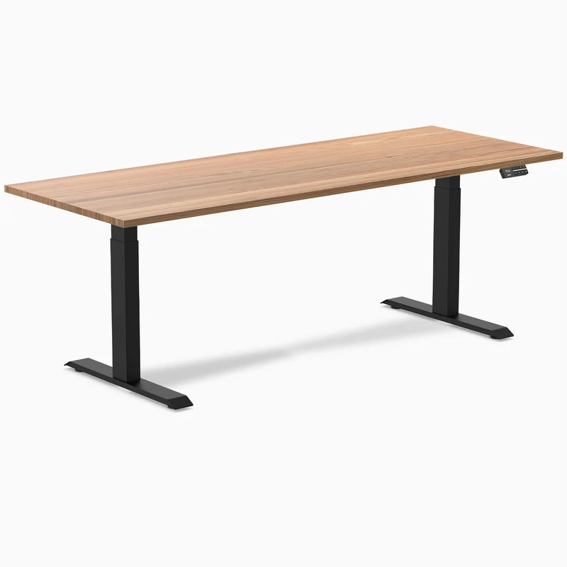 Almost Perfect Desky Dual Hardwood Sit Stand Desk