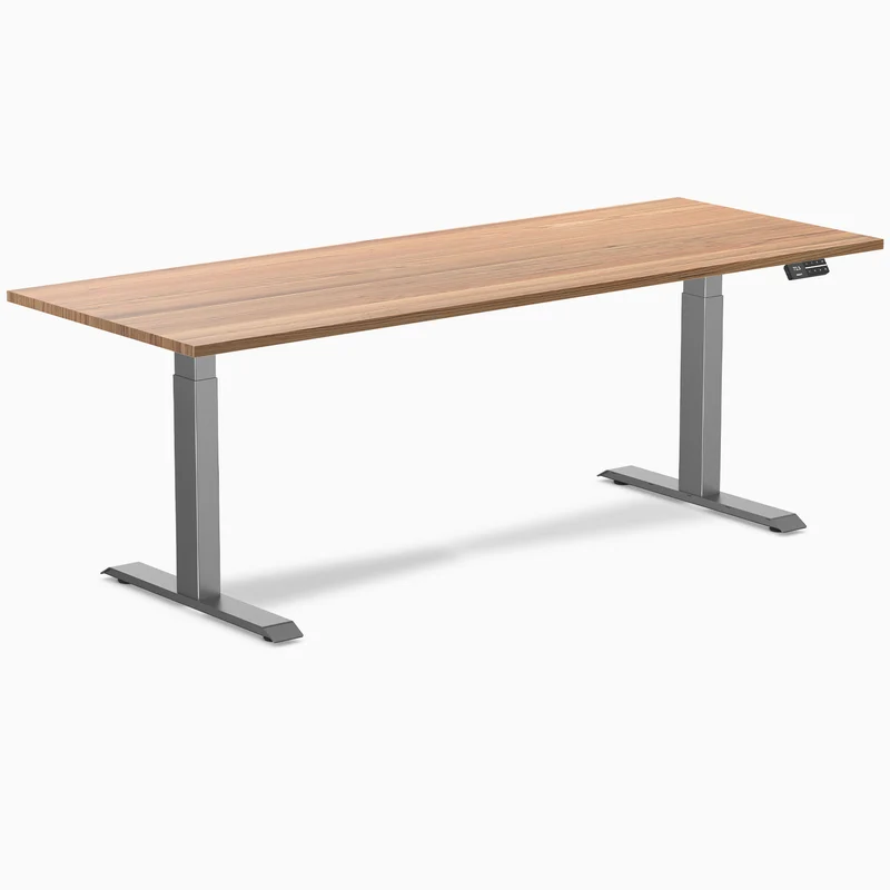 Almost Perfect Desky Dual Hardwood Sit Stand Desk