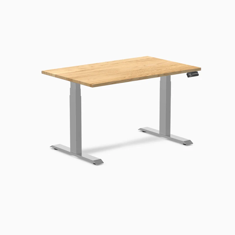 Almost Perfect Desky Dual Hardwood Sit Stand Desk
