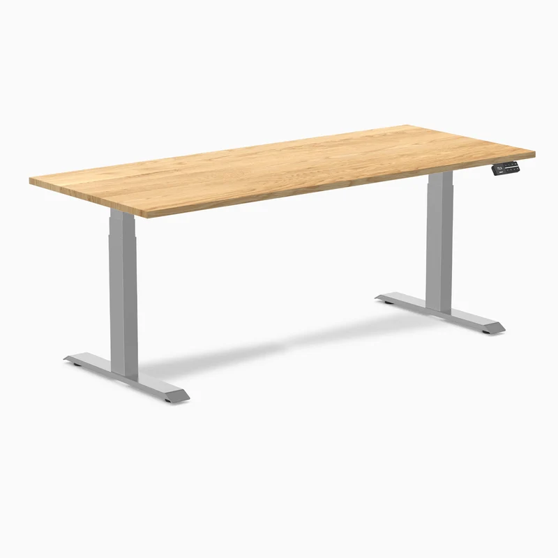 Almost Perfect Desky Dual Hardwood Sit Stand Desk