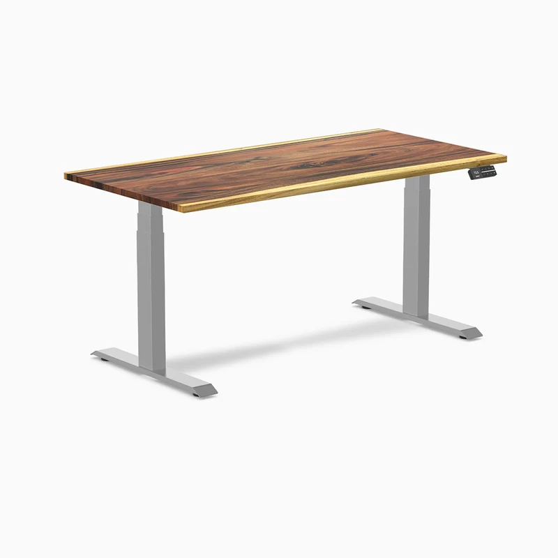 Almost Perfect Desky Dual Hardwood Sit Stand Desk