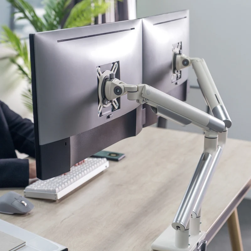 Almost Perfect Desky Dual Slim Aluminium Monitor Arm
