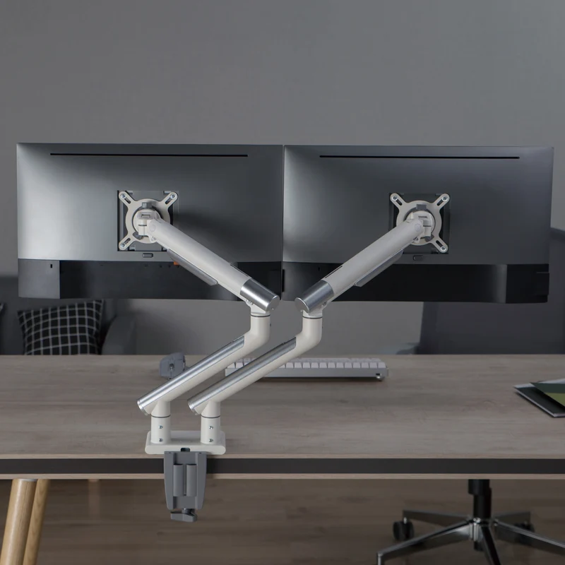 Almost Perfect Desky Dual Slim Aluminium Monitor Arm