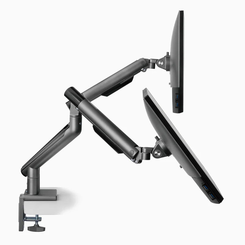 Almost Perfect Desky Dual Slim Aluminium Monitor Arm