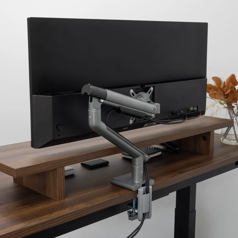 Desky Single Slim Aluminium Monitor Arm