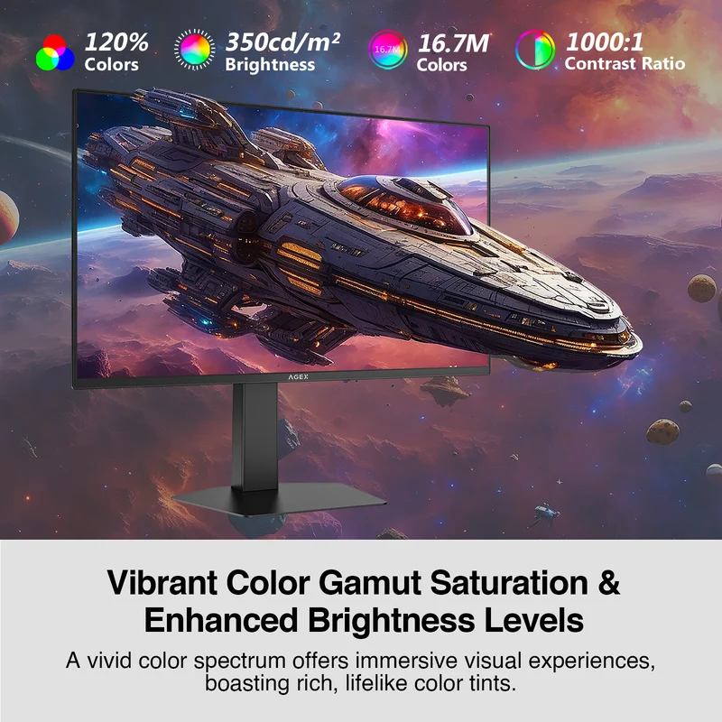 AGEX AG27QS 27" 275Hz 2K IPS Gaming Monitor