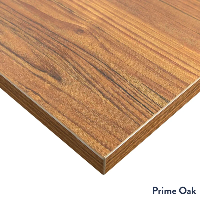 Desky Dual Scalloped Laminate Sit Stand Desk