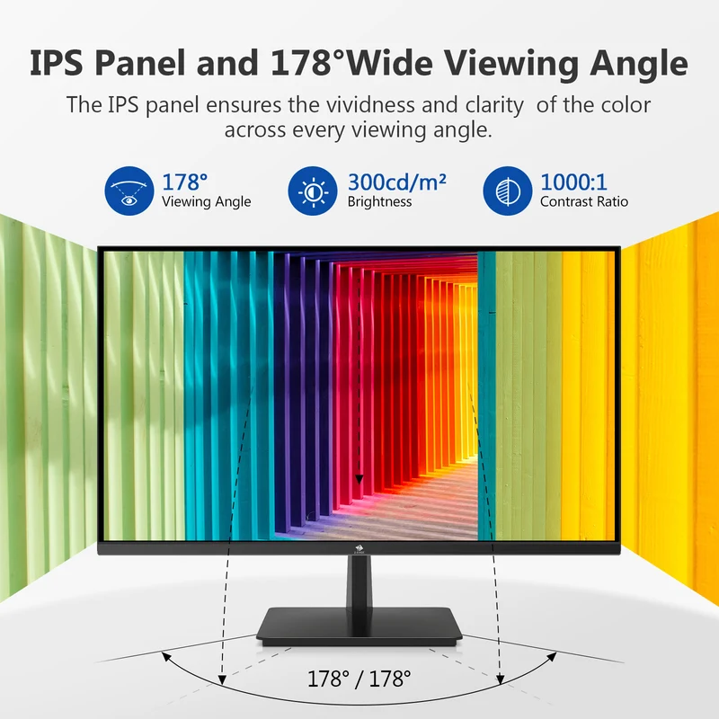 Refurbished: 28" 4K IPS Monitor UHD 3840x2160 120Hz, HDMI DP Port Eye-Care Tech