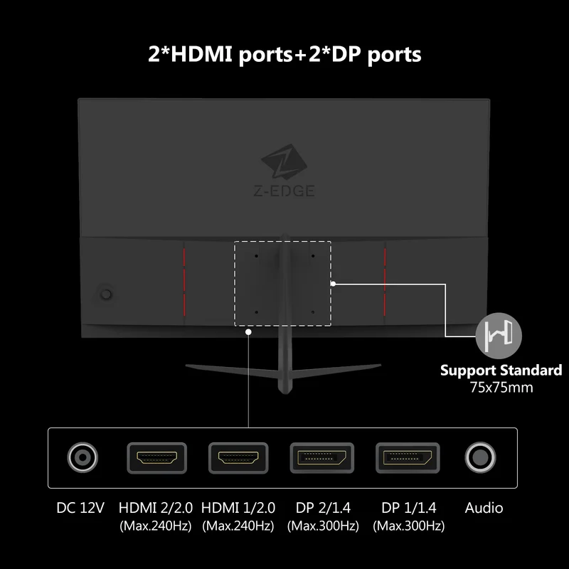 Z-EDGE UG25S 300Hz IPS Gaming Monitor