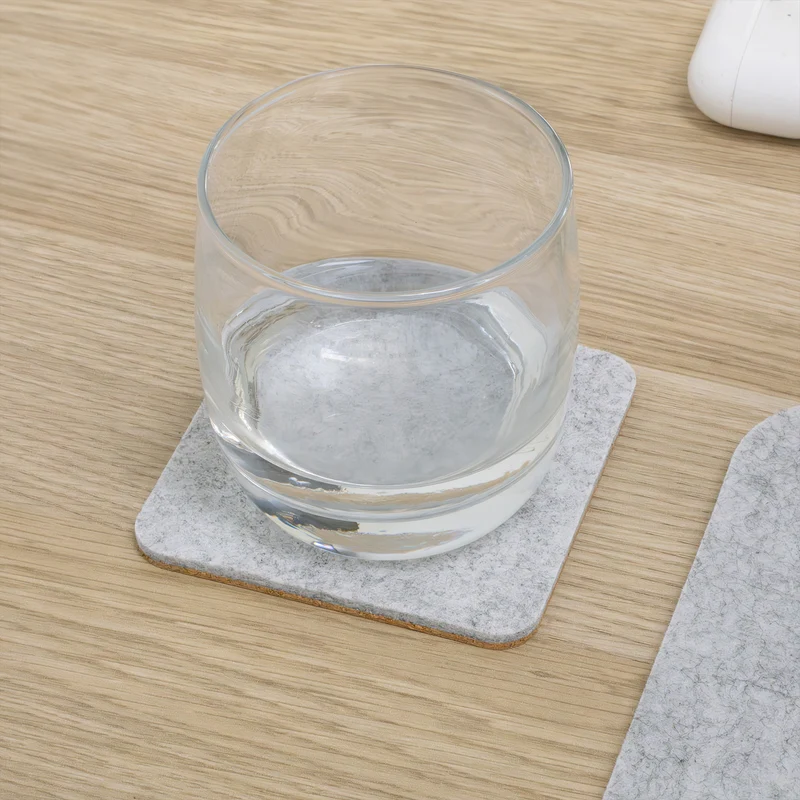 Almost Perfect Desky Felt/Cork Coaster