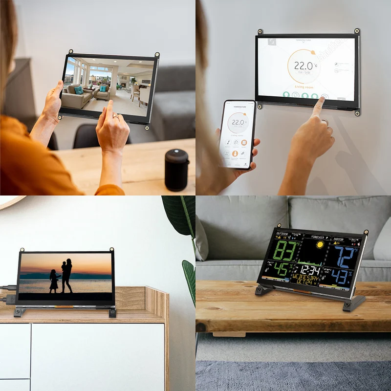 UPi B2 - Moniteur HDMI à écran tactile 7" pour Raspberry Pi