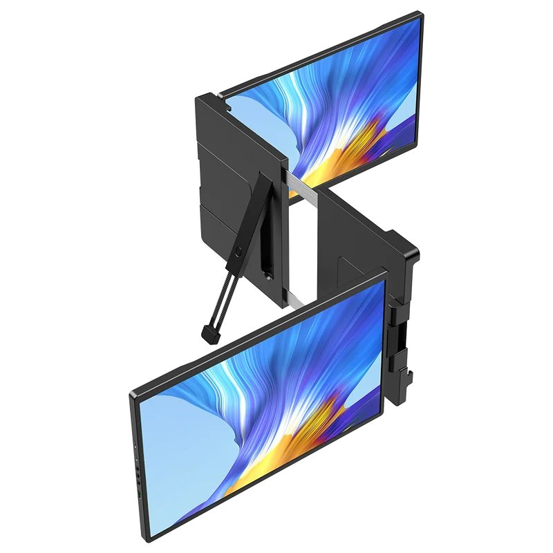 UStation Z 14 - Extension d'écran pour ordinateur portable à trois écrans Poste de travail portable à triple affichage