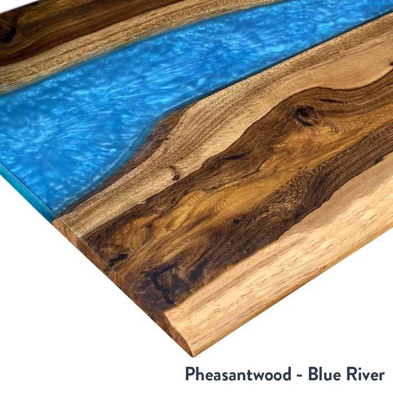 Desky Dual Resin Hardwood Sit Stand Desk