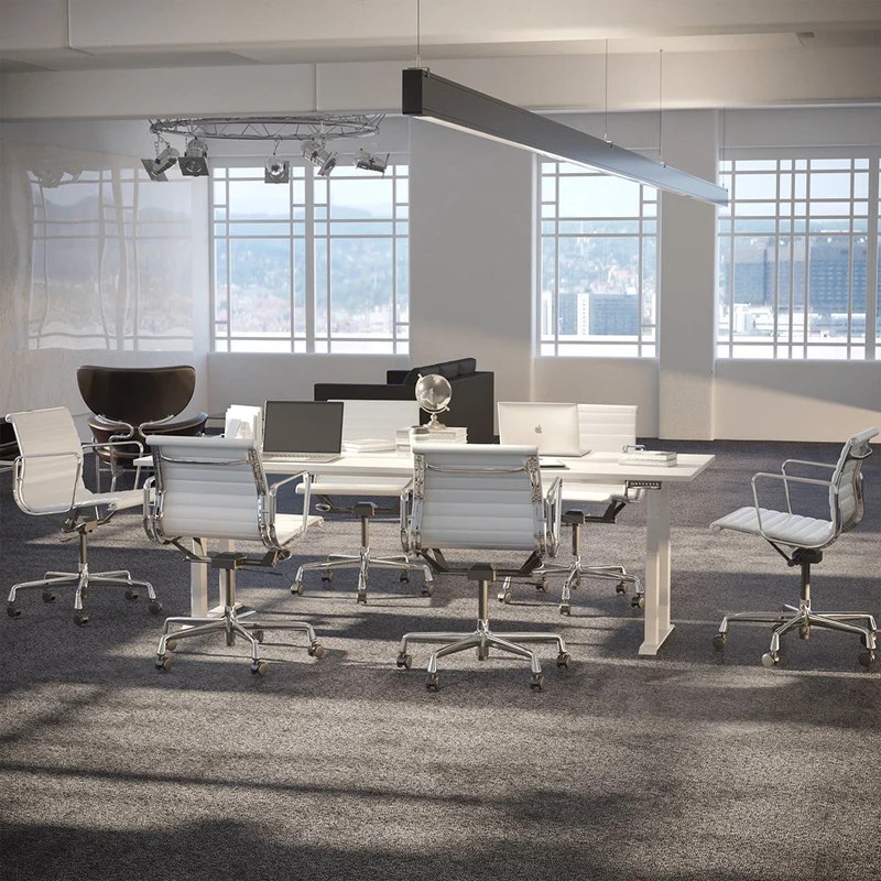 Desky Quad Sit Stand Desk Frame