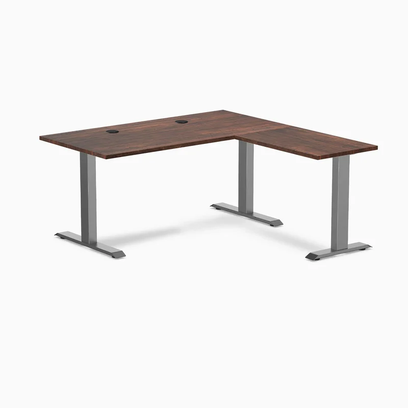 Desky Zero Softwood L-Shape Office Desk
