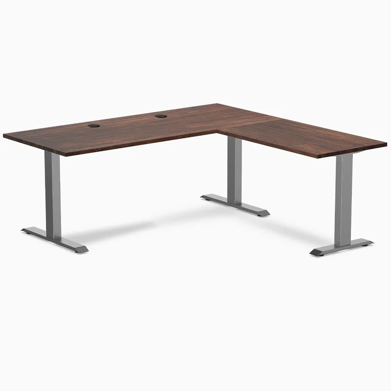 Desky Zero Softwood L-Shape Office Desk