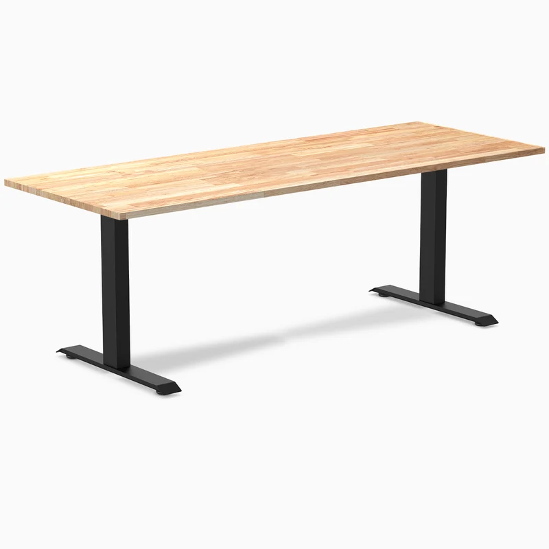 Desky Zero Rubberwood Office Desk