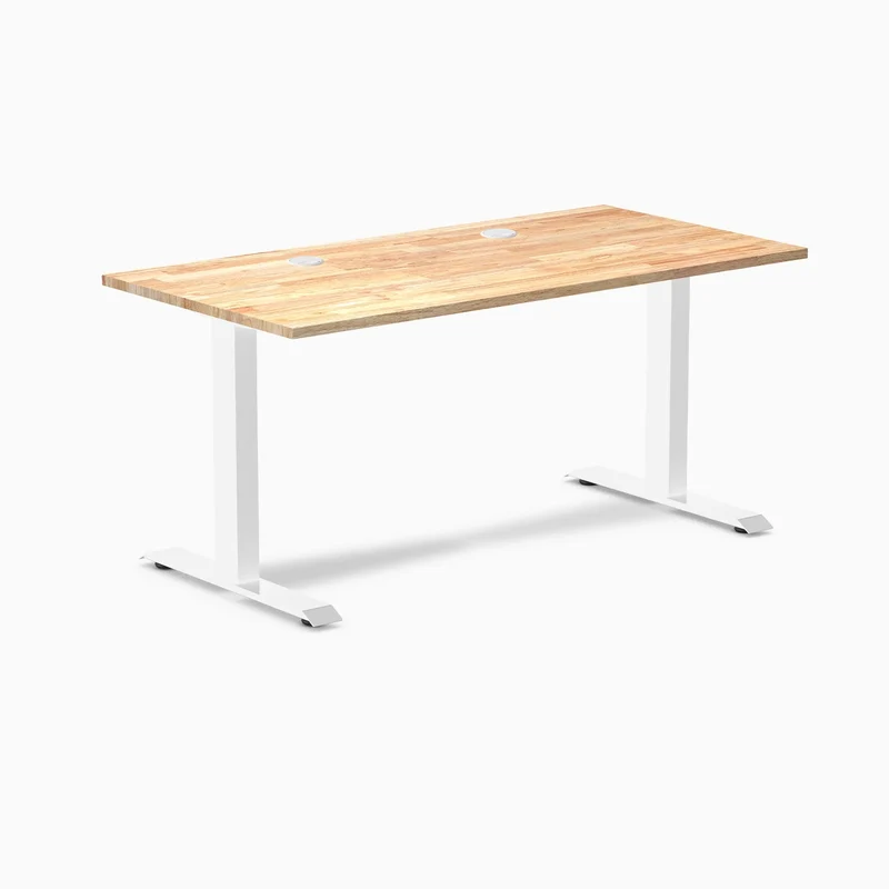 Desky Zero Rubberwood Office Desk