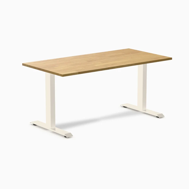 Desky Zero Rubberwood Office Desk