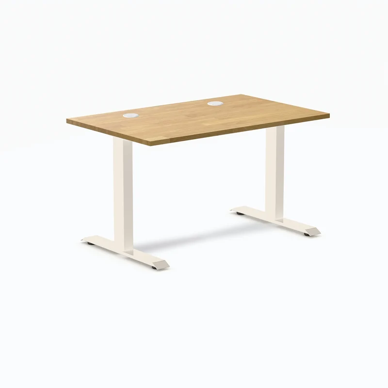 Desky Zero Rubberwood Office Desk
